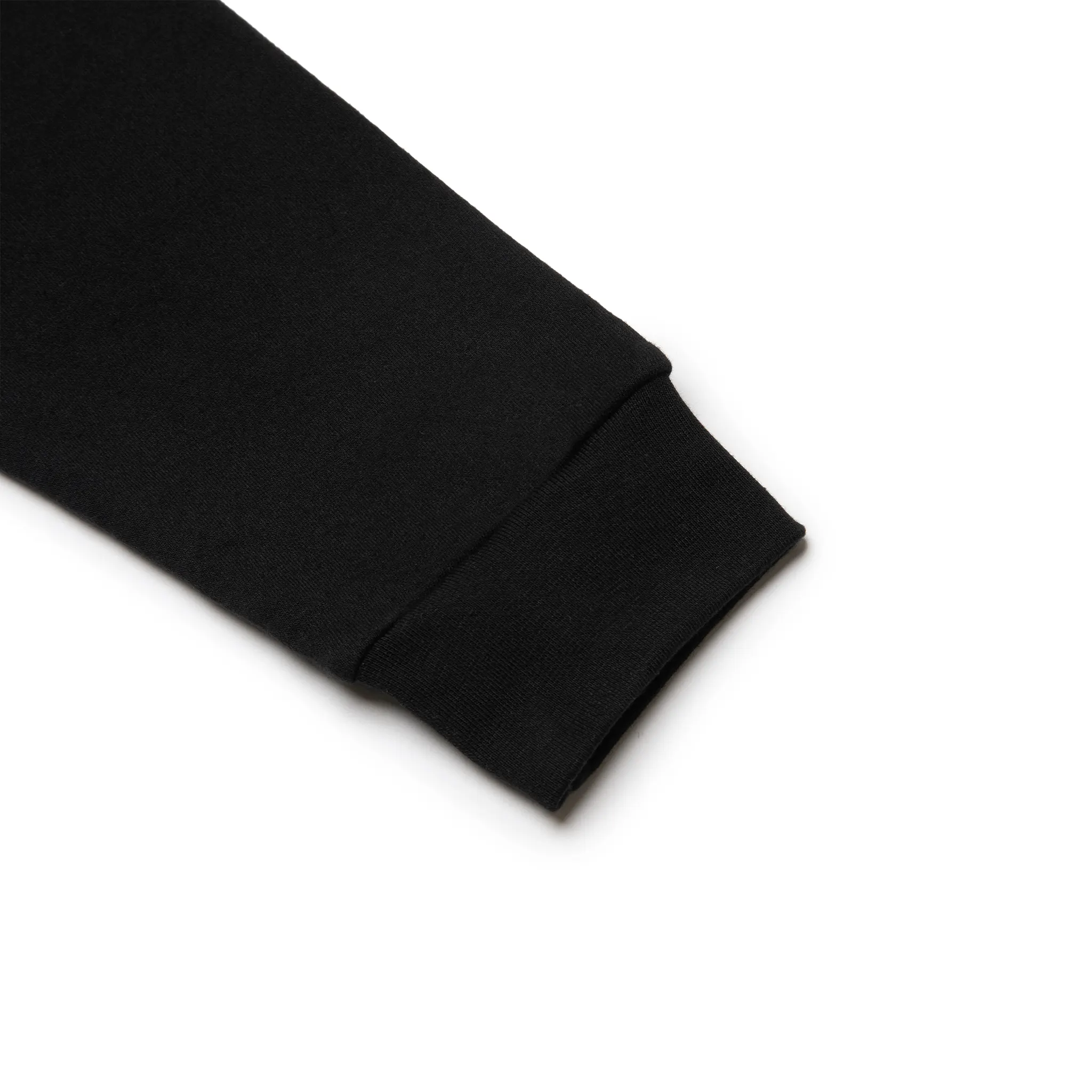 Sleeve view of Chrome Hearts Manchester Exclusive Horse Shoe Zip-Up Black Hoodie